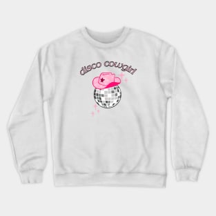 disco cowgirl Crewneck Sweatshirt